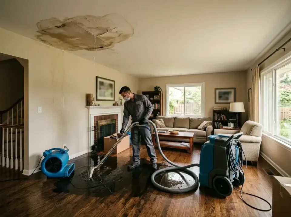 attic-pipe-burst-ceiling-drip-008 — frequently asked questions, Water Damage Restoration & Carpet Care in Springhill, LA
